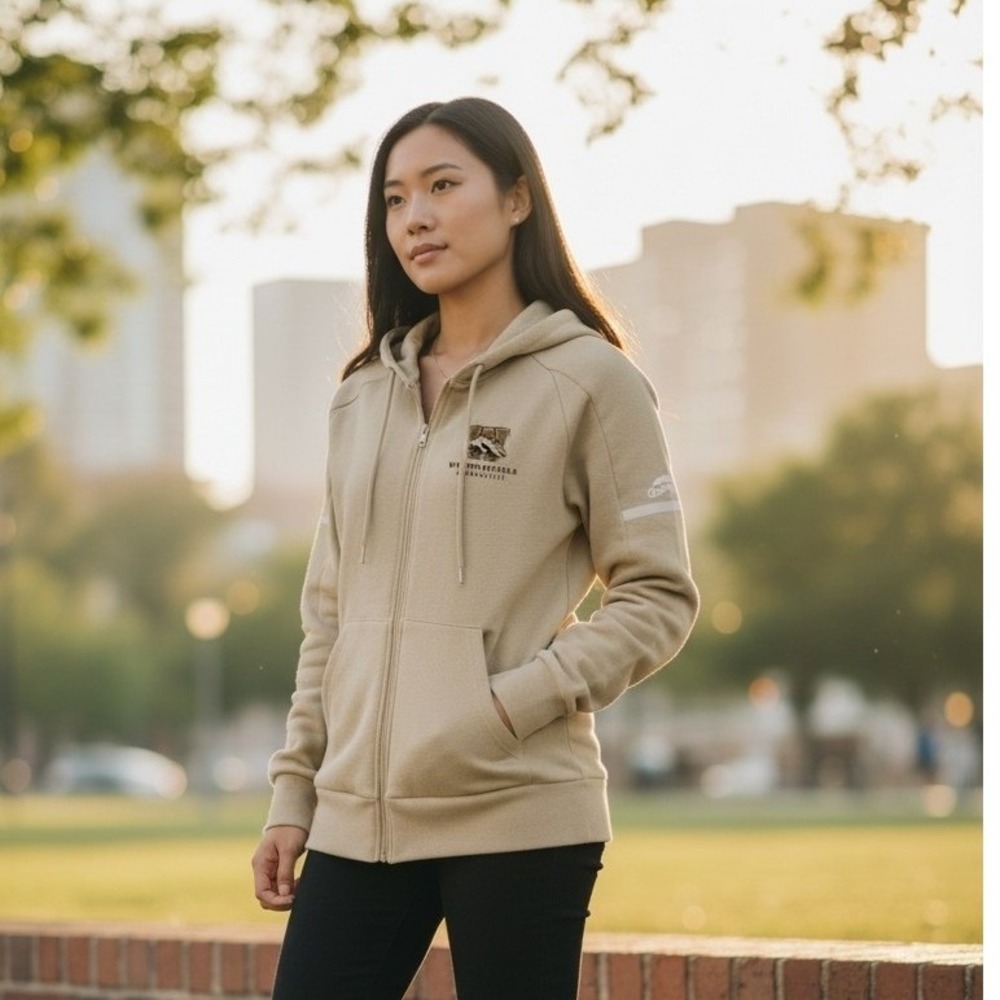 Western Michigan WMU Broncos Womens M Gold  ADIDAS TEAM Hoodie Jacket Gymnastics